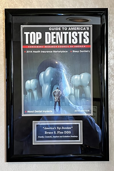 Top Dentists Article Cover Framed